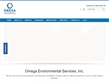 Tablet Screenshot of omegaenv.com